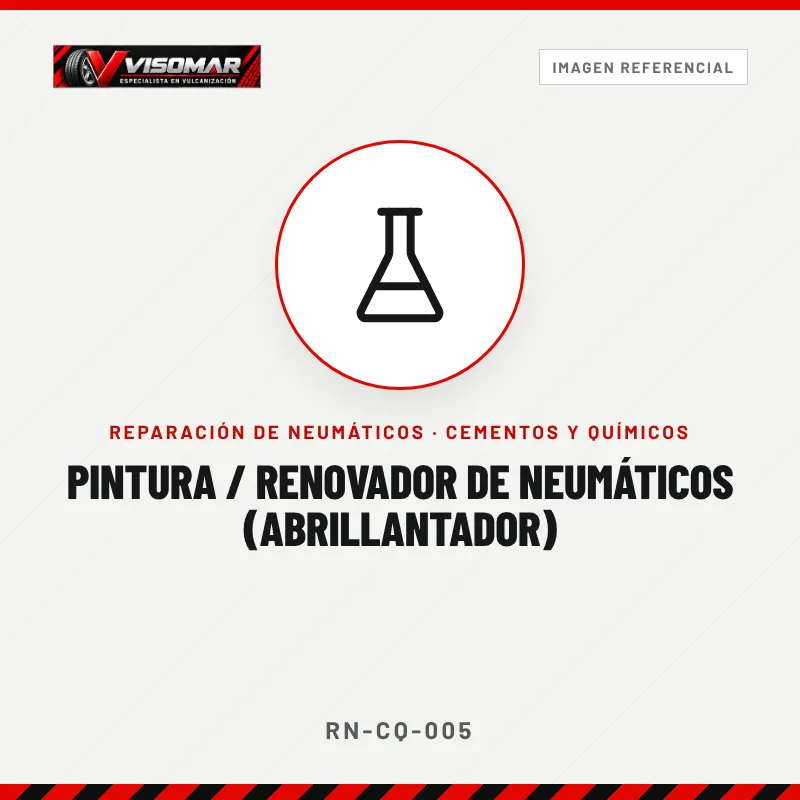 Pintura / renovador de neumáticos (abrillantador)