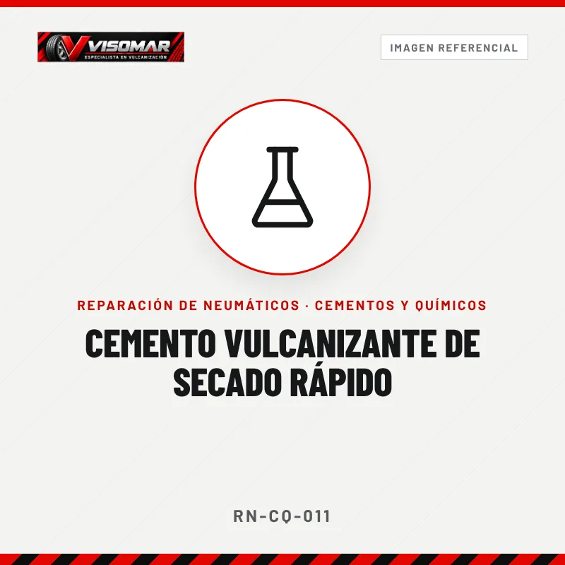 Cemento vulcanizante de secado rápido