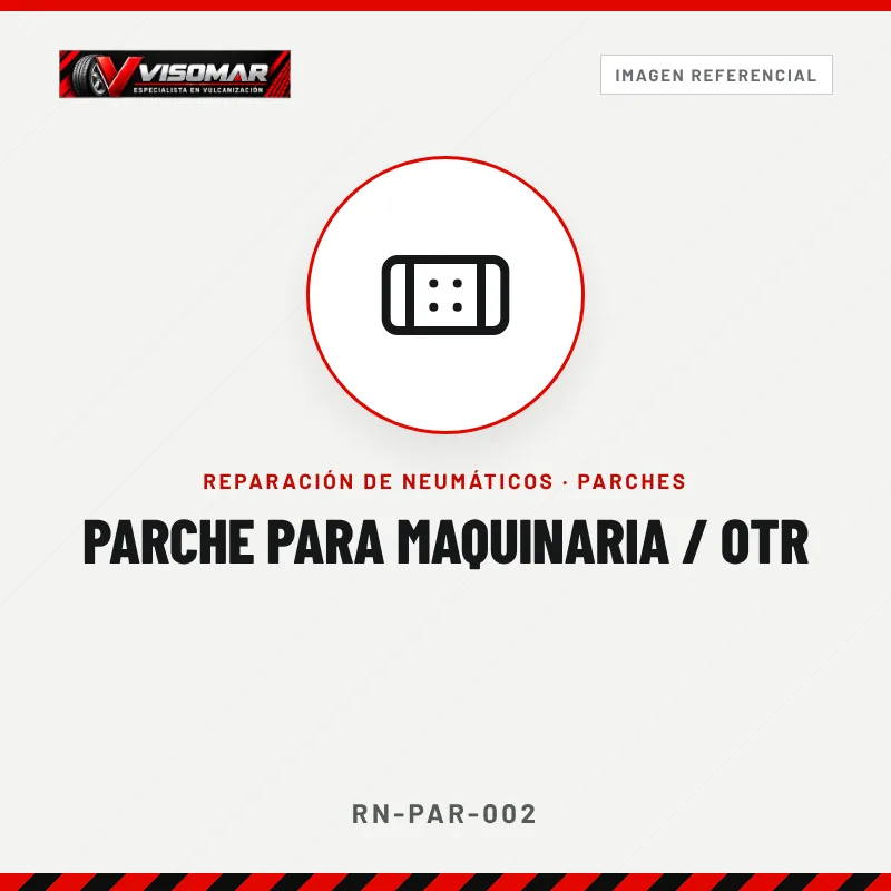 Parche para maquinaria / OTR