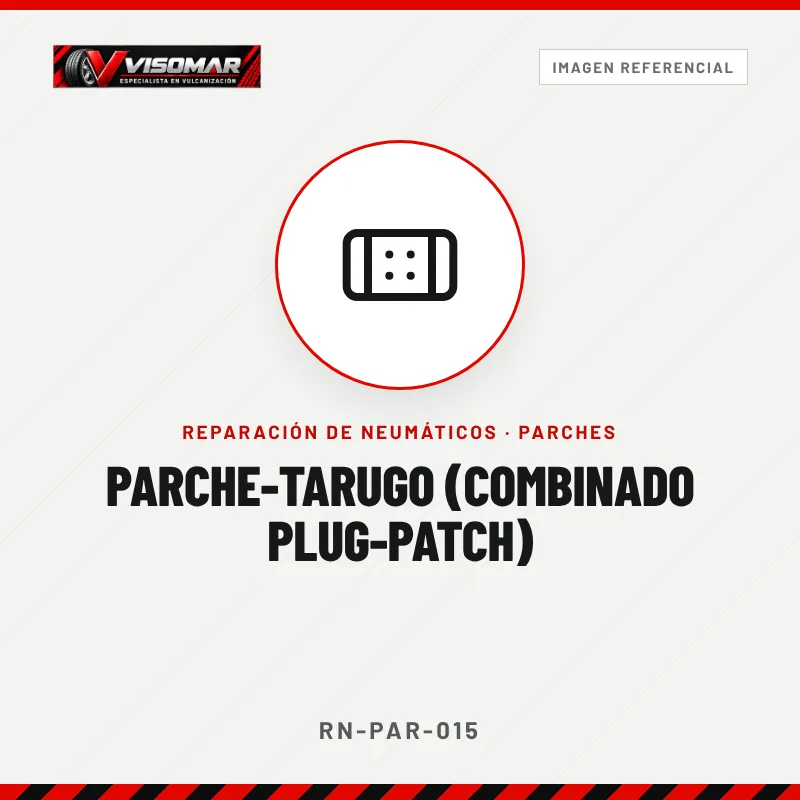 Parche-tarugo (combinado plug-patch)