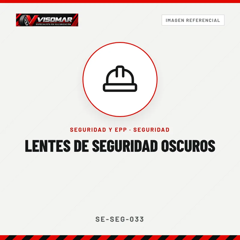 Lentes de seguridad oscuros