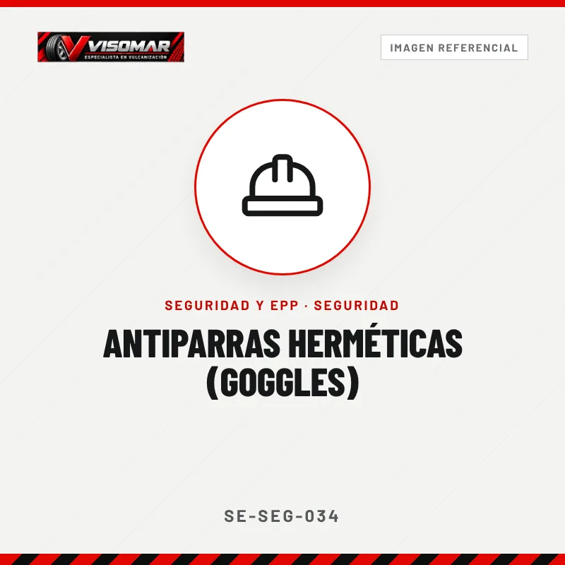 Antiparras herméticas (goggles)