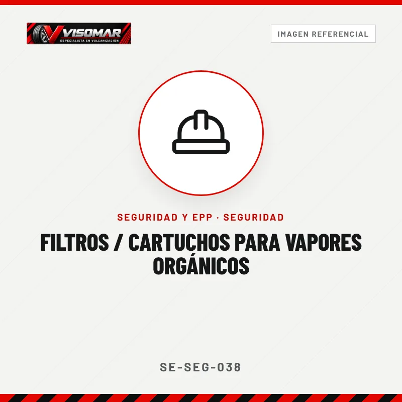 Filtros / cartuchos para vapores orgánicos