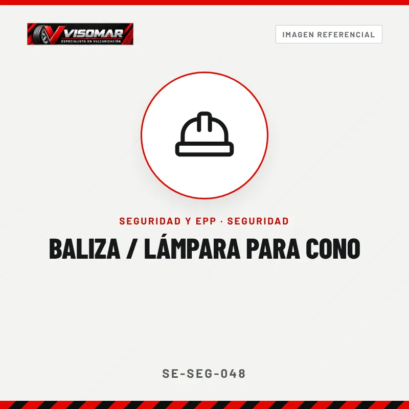 Baliza / lámpara para cono